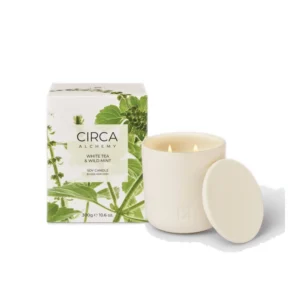 CIRCA White Tea & Wild Mint Scented Candle, 10.6 oz.