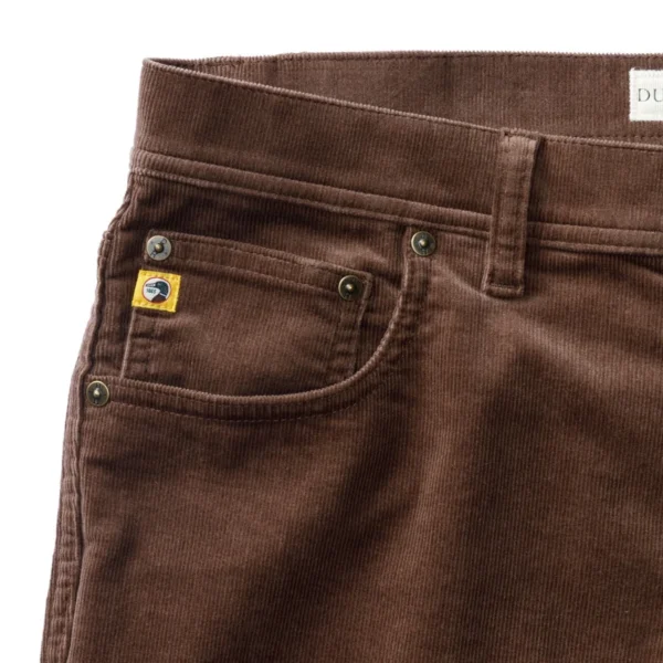 Duck Head Holston Corduroy Five-Pocket - Espresso Brown