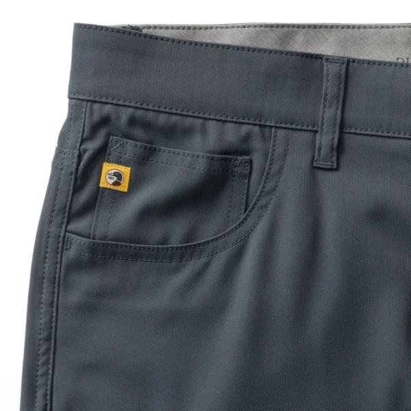 Duck Head Classic Fit Long Drive Performance Five-Pocket - Charcoal