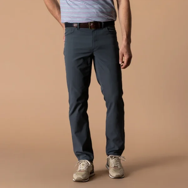 Duck Head Classic Fit Long Drive Performance Five-Pocket - Charcoal