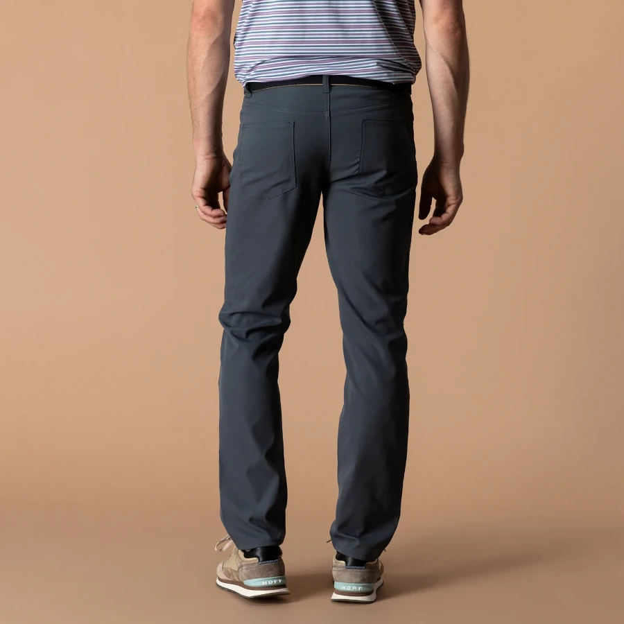 Duck Head Classic Fit Long Drive Performance Five-Pocket - Charcoal