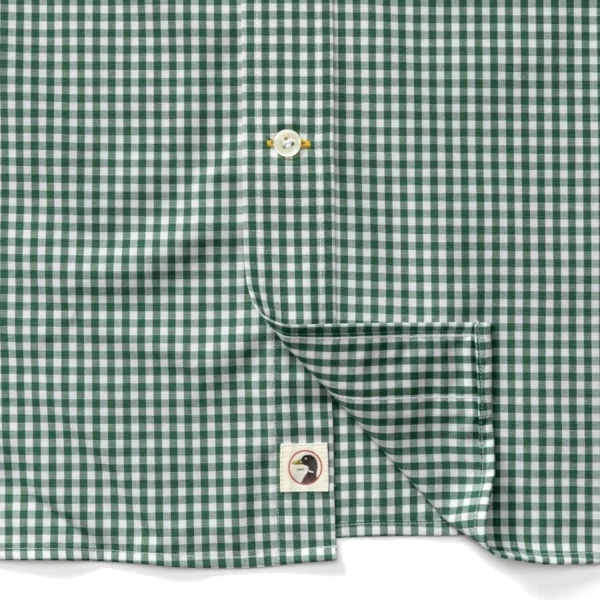 Duck Head Performance Poplin Sport Shirt - Pritchard Plaid: Hunter Green