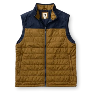 Duck Head Ridgeland Performance Quilted Vest - Bronze Brown