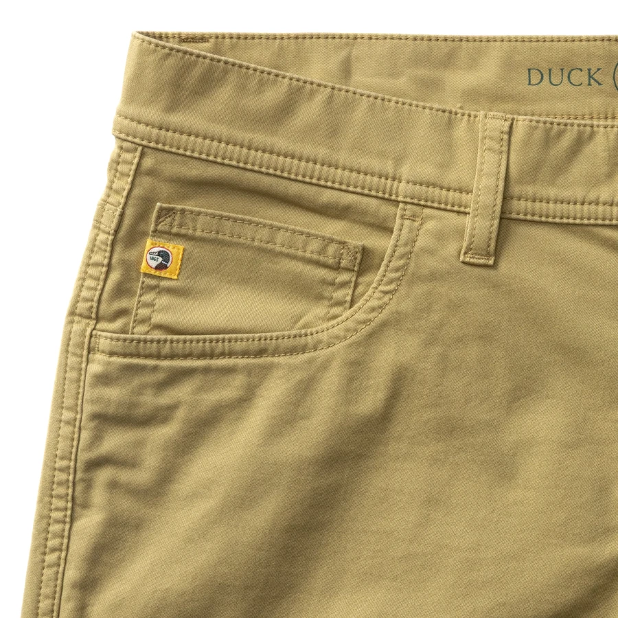Duck Head Shoreline Classic Fit Five-Pocket Pants - Wheatfield