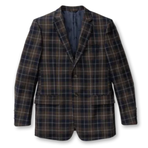 Duck Head Sutherland Plaid Sport Coat - Deep Navy