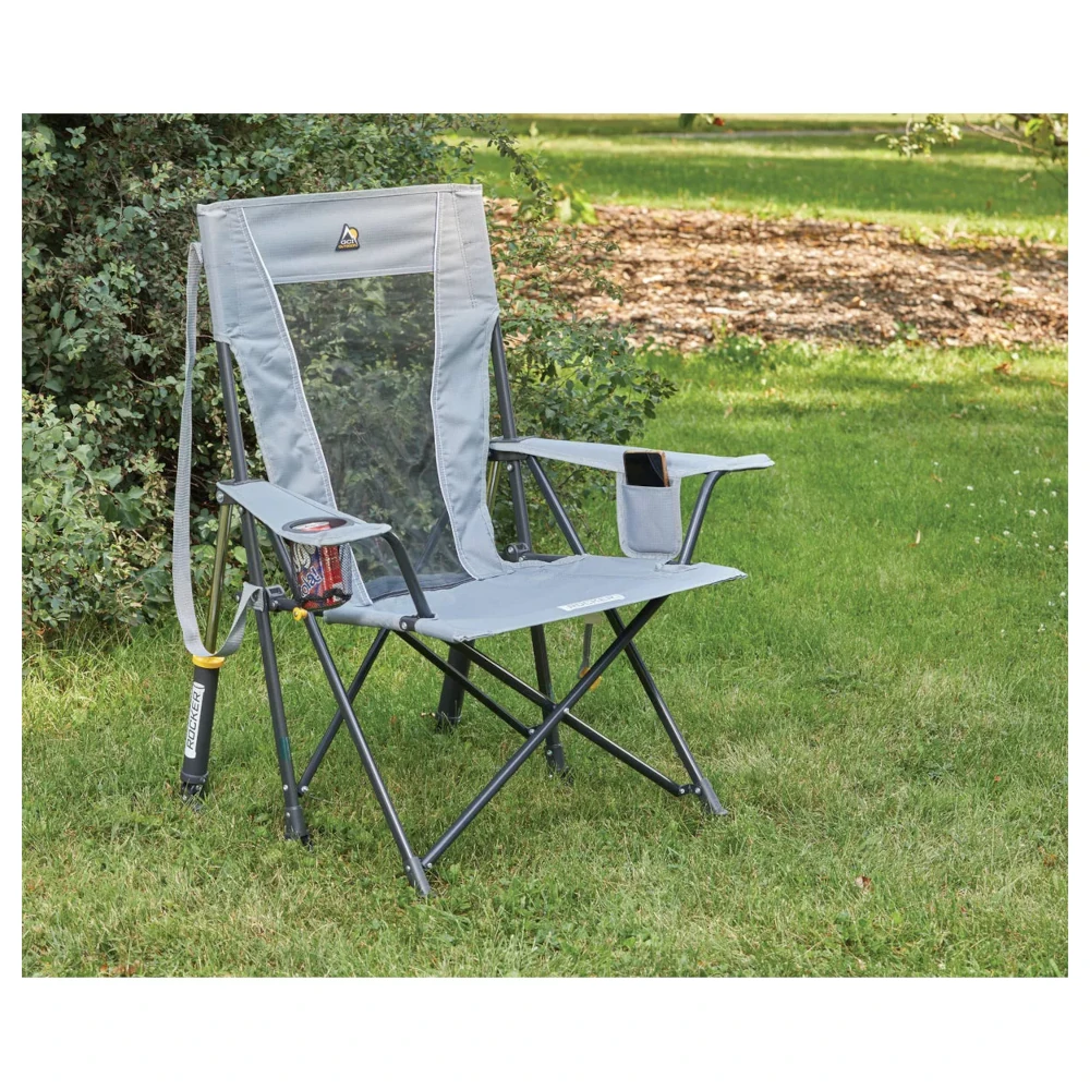 GCI Outdoor Comfort Pro Folding Rocker - Mercury Gray