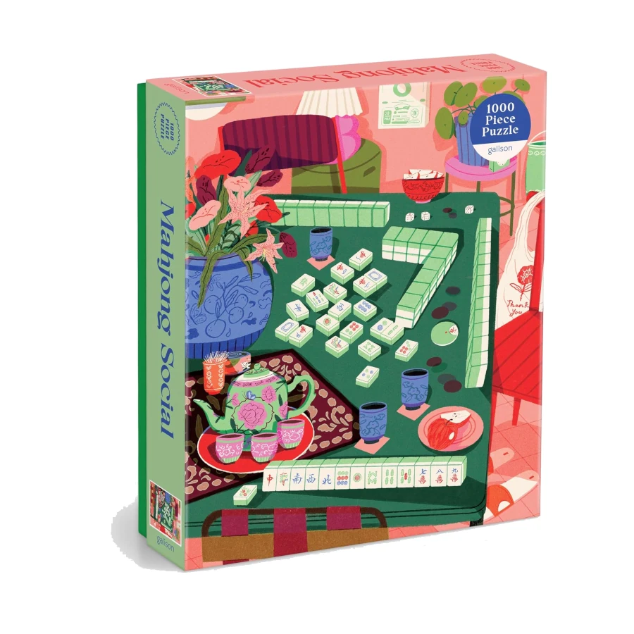 Galison Mahjong Social 1000 Piece Puzzle