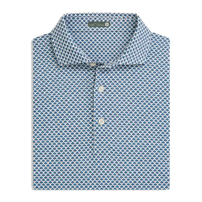 GenTeal Agave Performance Polo - Blue Horizon GenTeal Agave Performance Polo - Blue Horizon