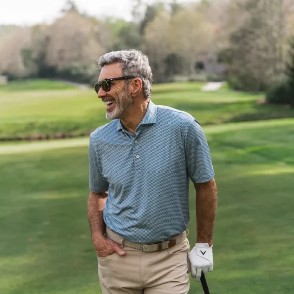 GenTeal Trout Run Performance Polo - Elm