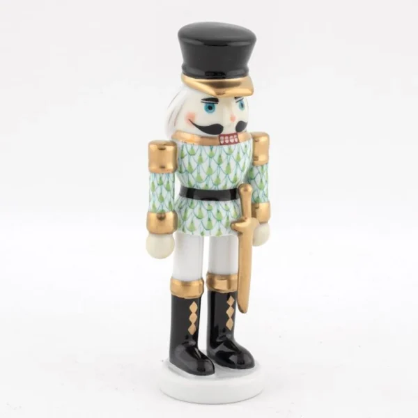 Herend Nutcracker with Sword - Keylime