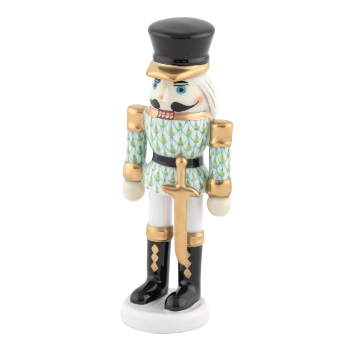 Herend Nutcracker with Sword - Keylime
