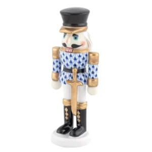 Herend Nutcracker with Sword - Sapphire
