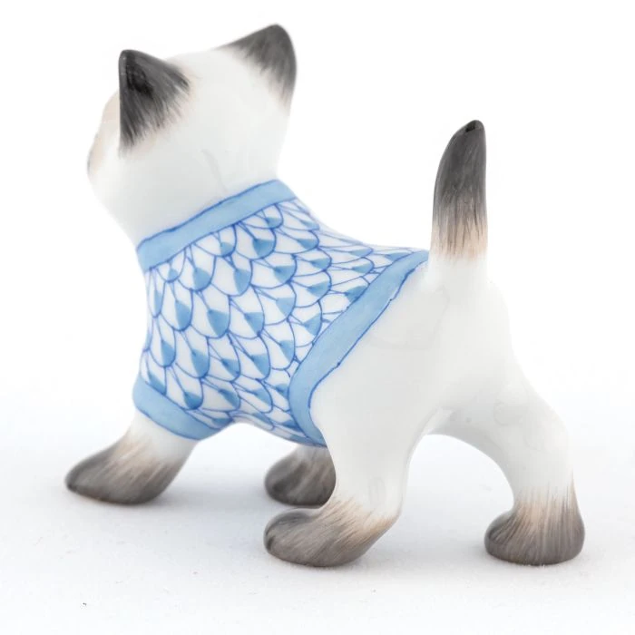 Herend Sweater Kitty - Blue