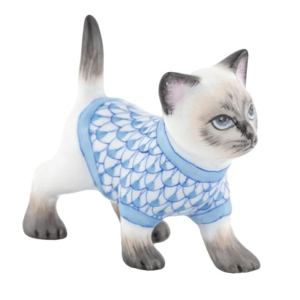 Herend Sweater Kitty - Blue