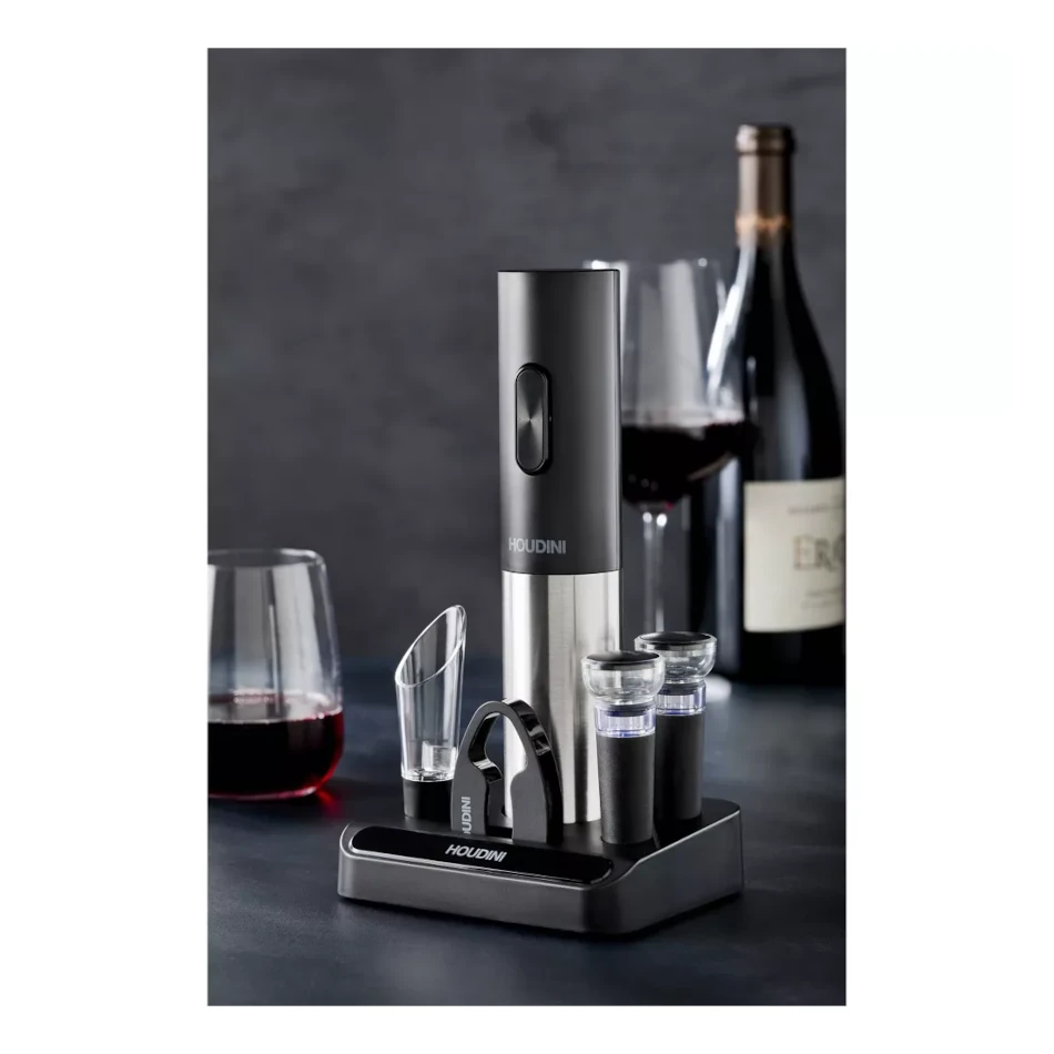 Houdini Electric Wine Corkscrew 6 Piece Set