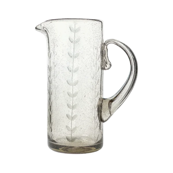 Jan Barboglio Pepe Glass Pitcher - Clear
