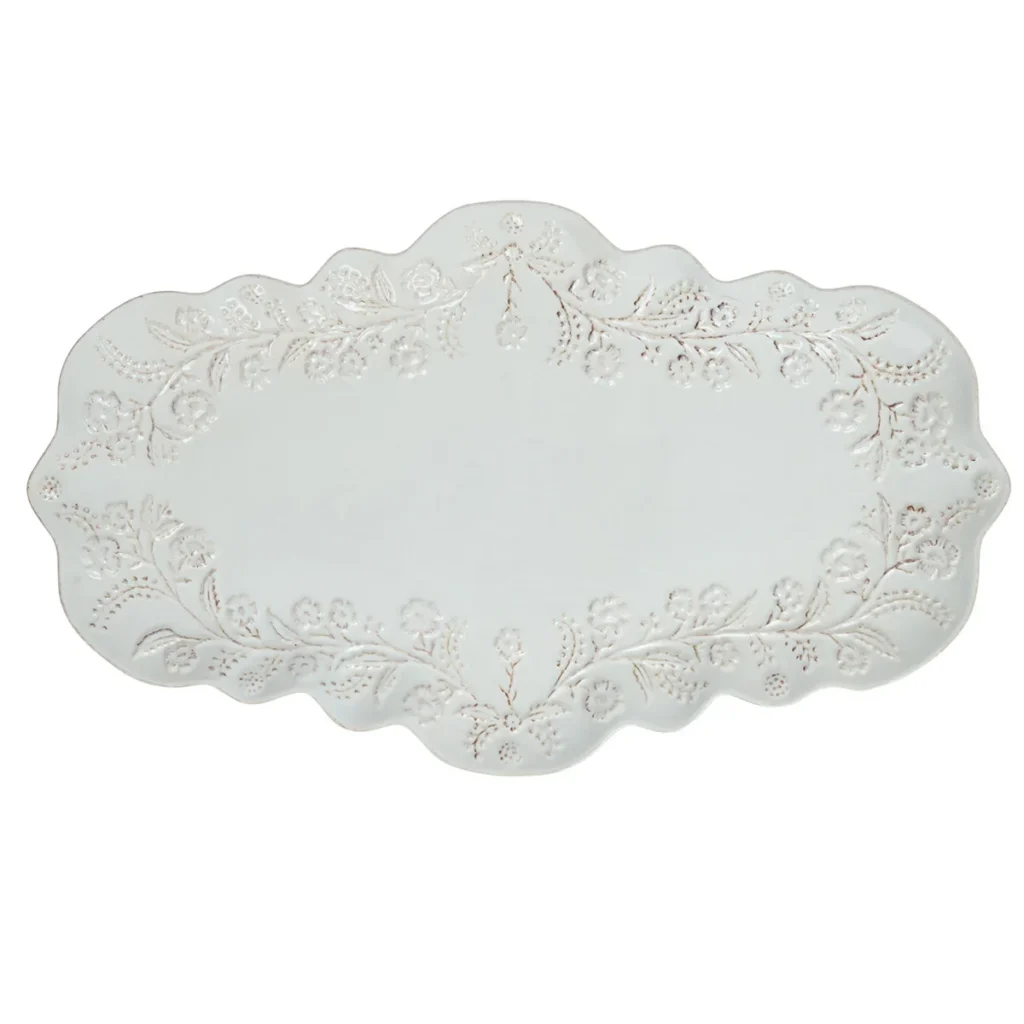 Juliska Berry & Thread Thistle 16" Tray - Whitewash Juliska Berry & Thread Thistle 16" Tray - Whitewash