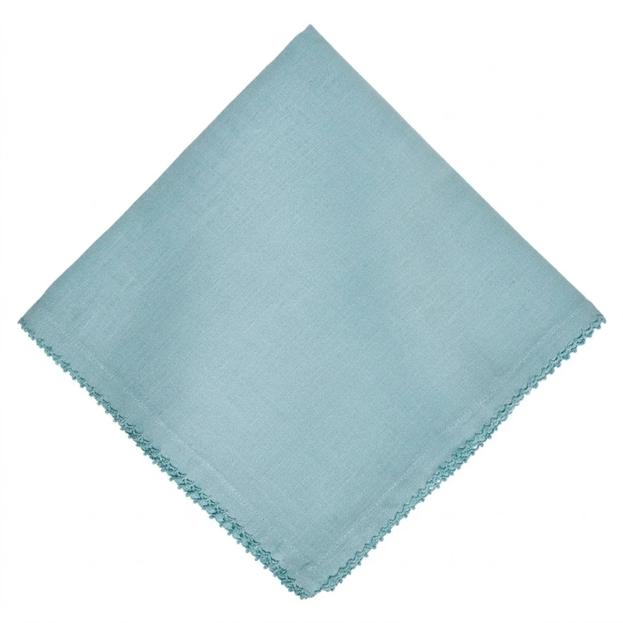 Juliska Berry Scallop Napkin - Light Blue