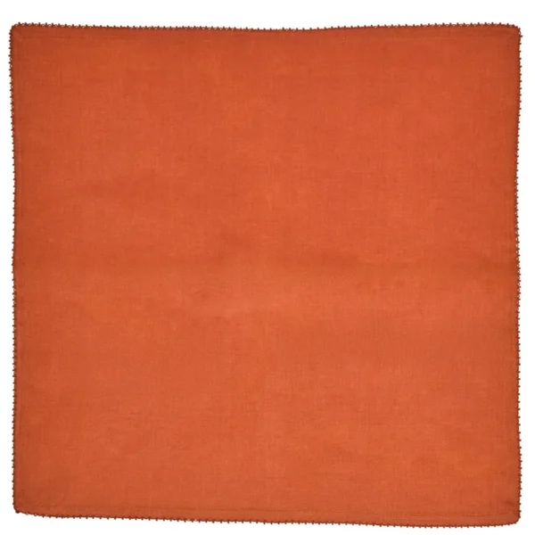 Juliska Berry Scallop Napkin - Pumpkin