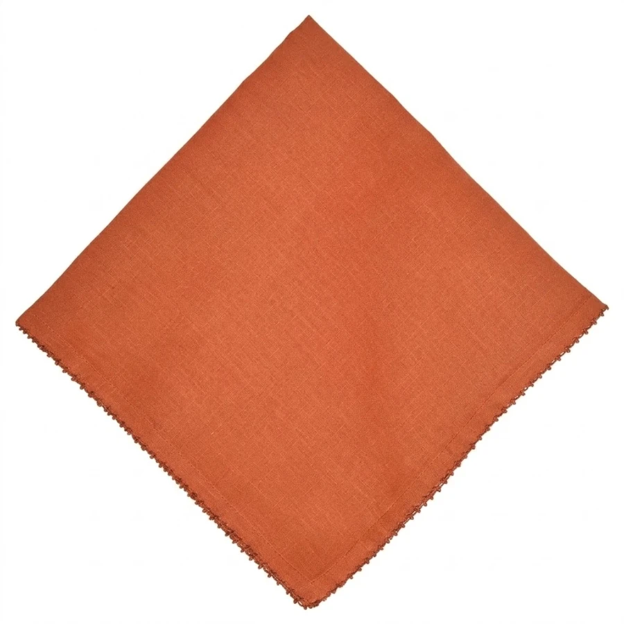 Juliska Berry Scallop Napkin - Pumpkin Juliska Berry Scallop Napkin - Pumpkin