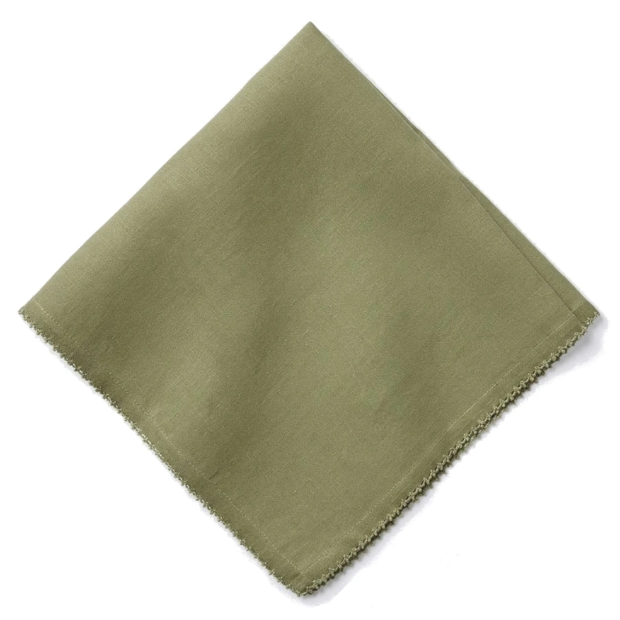 Juliska Berry Scallop Napkin - Sage