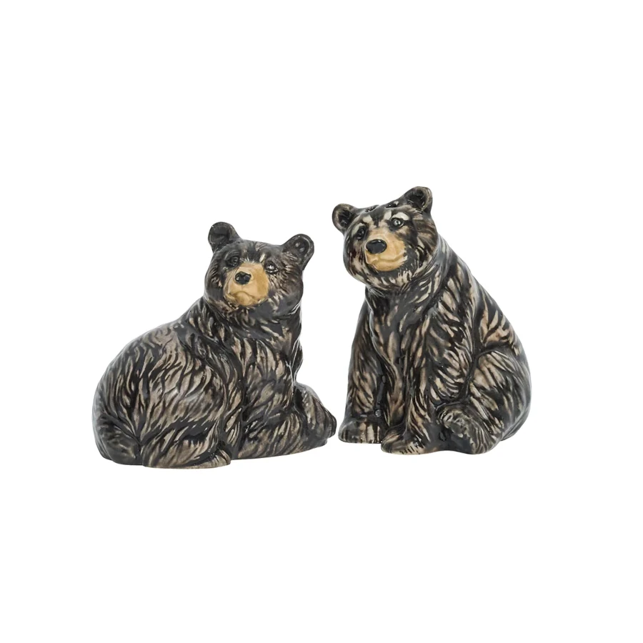 Juliska Black Bear Salt and Pepper Shakers Set Juliska Black Bear Salt and Pepper Shakers Set