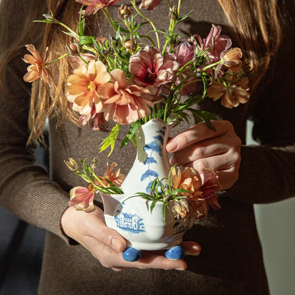 Juliska Country Estate 6" Tulipiere Vase - Delft Blue