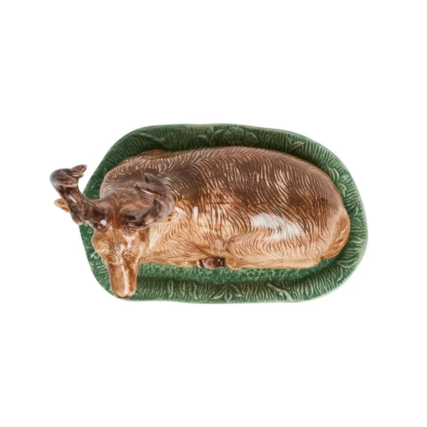Juliska Forest Walk Stag Butter Dish - Multi