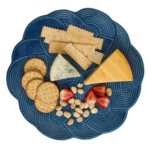 Juliska Le Panier Mystic Knot Charger/Platter - Denim