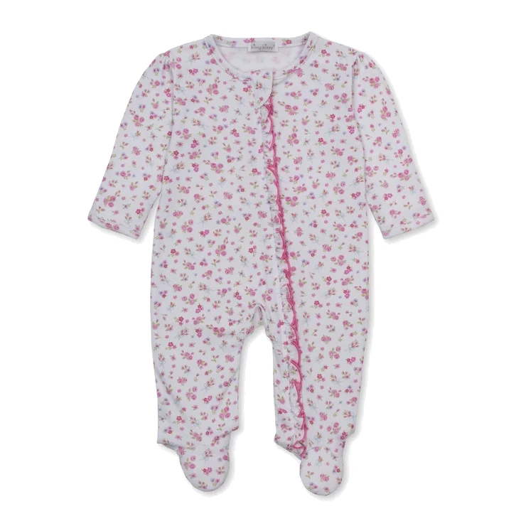 Kissy Kissy Rose Renaissance Floral Zip Footie - Multi Kissy Kissy Rose Renaissance Floral Zip Footie - Multi