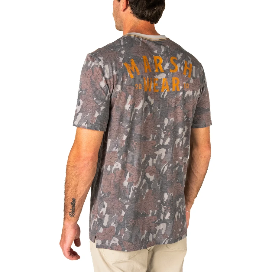 Marsh Wear Stackhouse Tech Tee - Lowland Canopy Camo