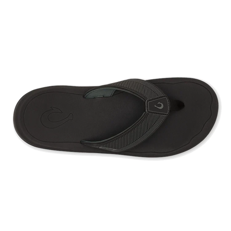 OluKai ʻAhi Kai Beach Sandals - Black