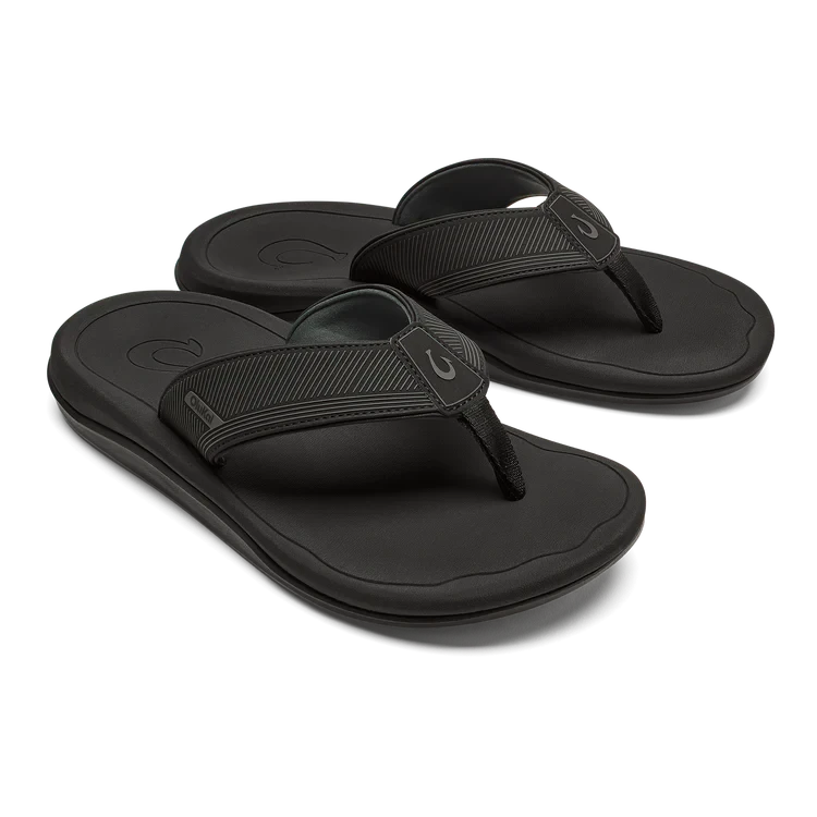OluKai ʻAhi Kai Beach Sandals - Black OluKai ʻAhi Kai Beach Sandals - Black