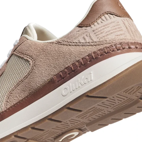 OluKai Koke Sneakers - Ecru/Taupe Grey