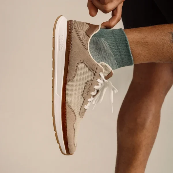 OluKai Koke Sneakers - Ecru/Taupe Grey