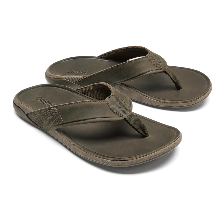 OluKai Tuahine Waterproof Leather Sandals - Canteen OluKai Tuahine Waterproof Leather Sandals - Canteen