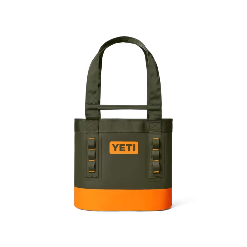 Yeti Camino 20 Carryall Tote Bag - Olive/King Crab Orange