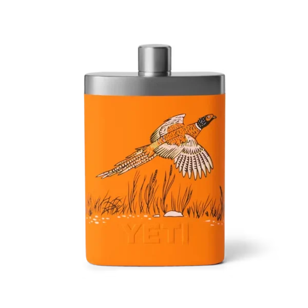 Yeti Flask - Upland Bird King Crab Orange