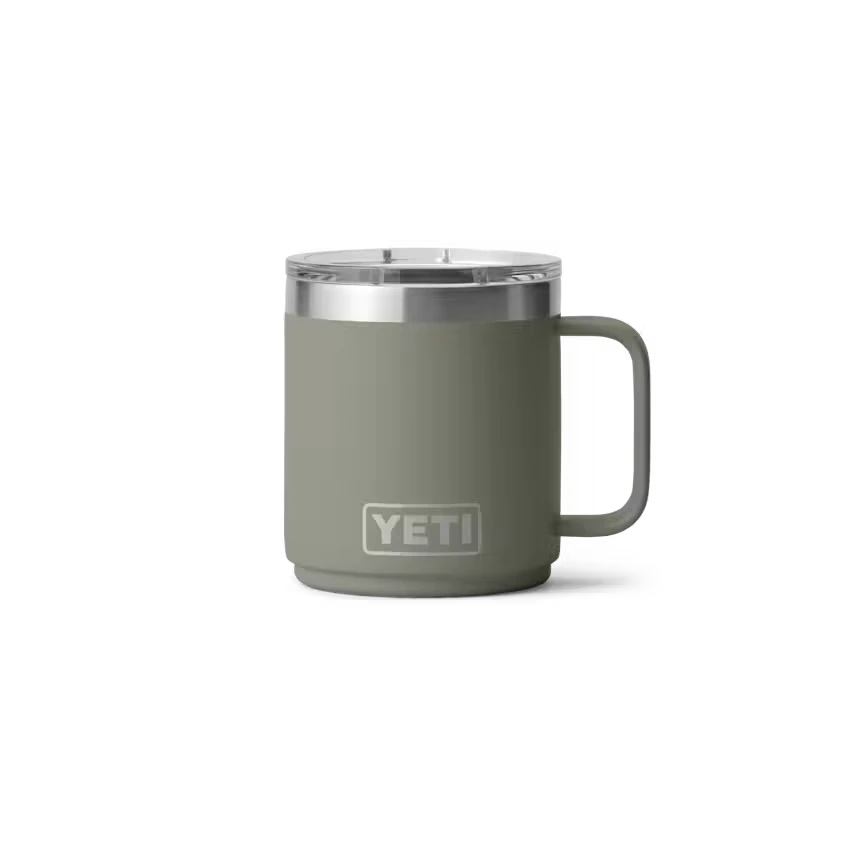 Yeti Rambler 10oz Stackable Mug with DuraSip Ceramic Lining - Pampa Green