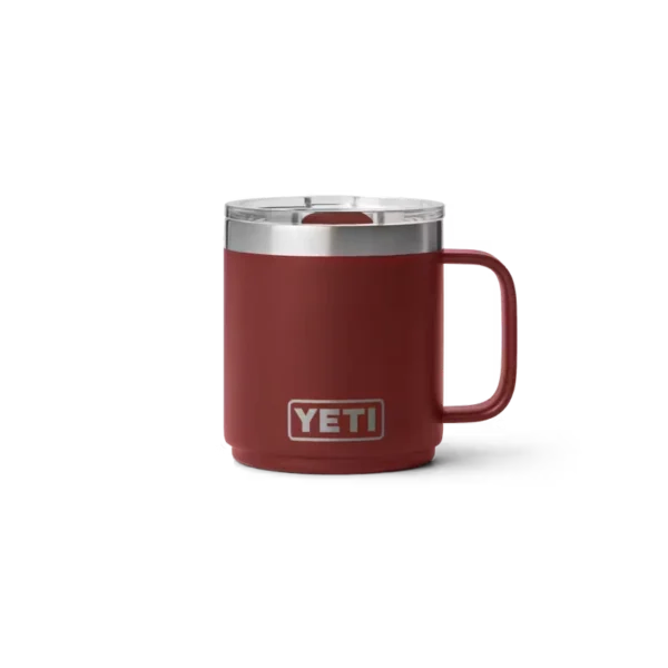 Yeti Rambler 10oz Stackable Mug with DuraSip Ceramic Lining - Stag Red
