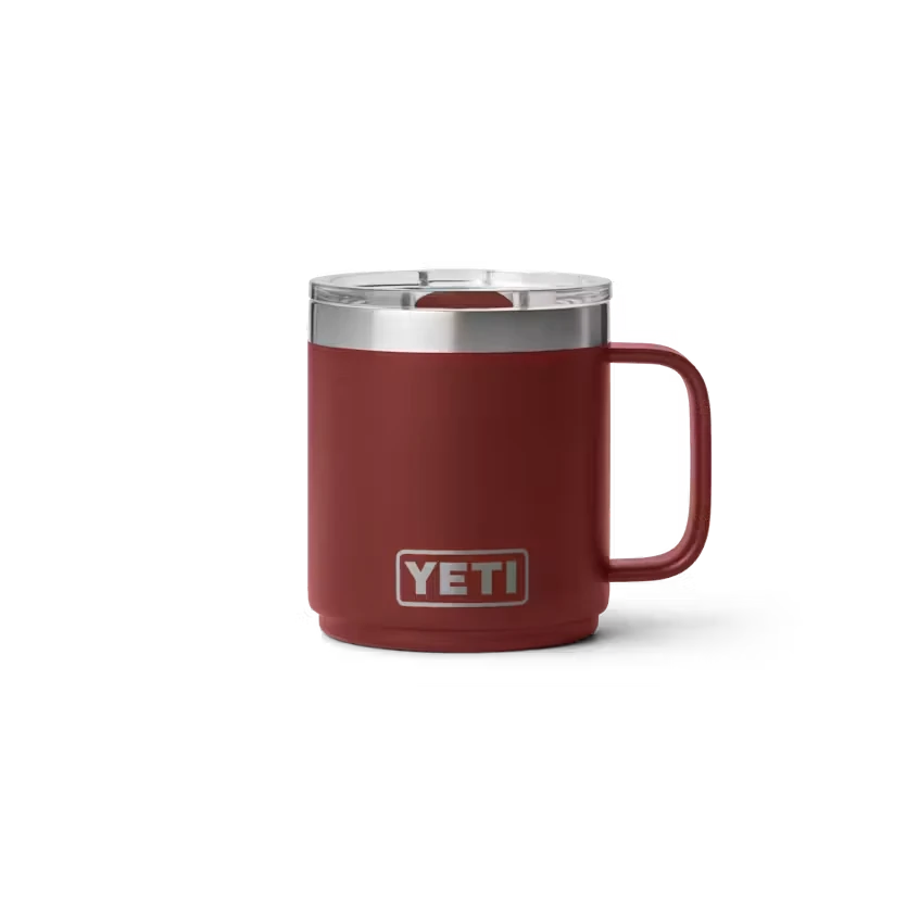 Yeti Rambler 10oz Stackable Mug with DuraSip Ceramic Lining - Stag Red