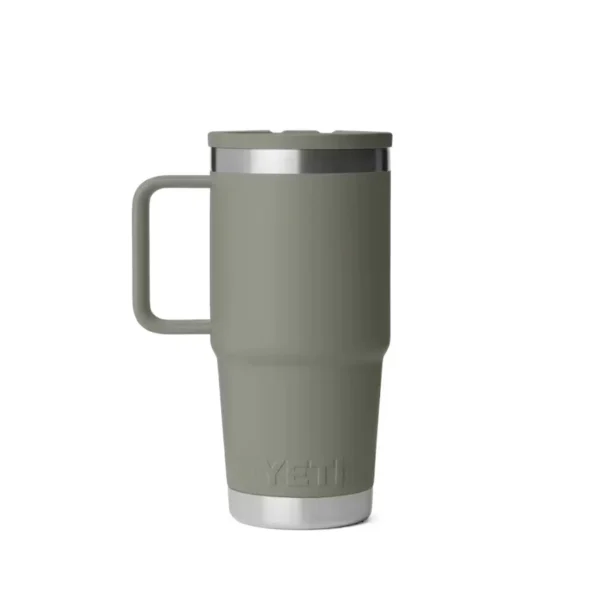 Yeti Rambler 20 oz Travel Straw Mug with Color-Matched Straw Lid - Pampa Green