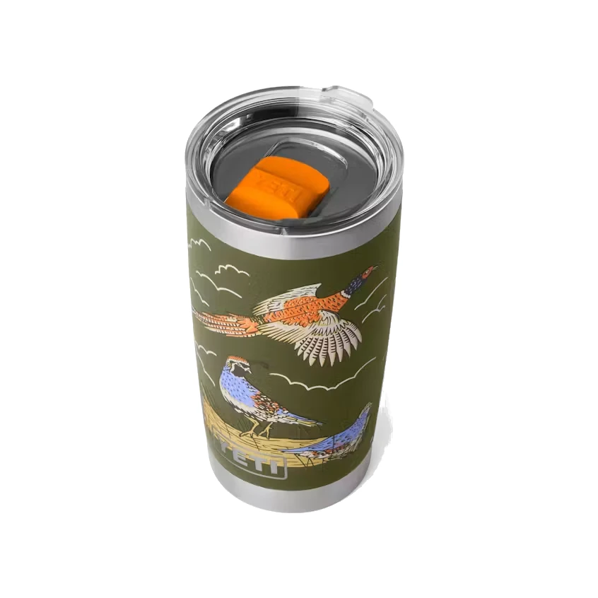 Yeti Rambler 20oz Tumbler with MagSlider Lid - Upland Bird Olive