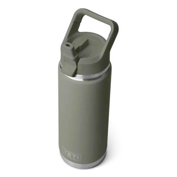 Yeti Rambler 26oz Bottle with Color Matched Straw Cap - Pampa Green