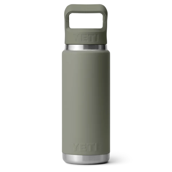 Yeti Rambler 26oz Bottle with Color Matched Straw Cap - Pampa Green2