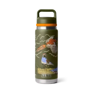Yeti Rambler 26oz Water Bottle with Chug Cap - Upland Bird Olive