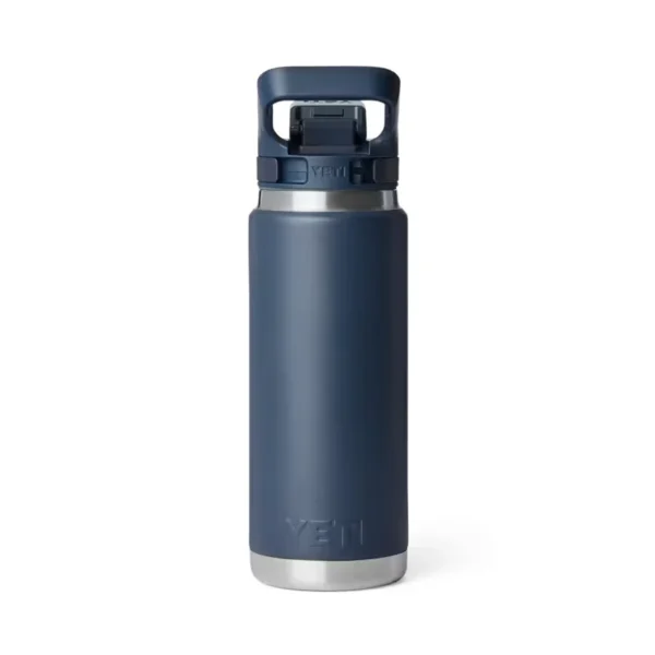Yeti Rambler 26oz Water Bottle with Flip Chug Cap - Navy