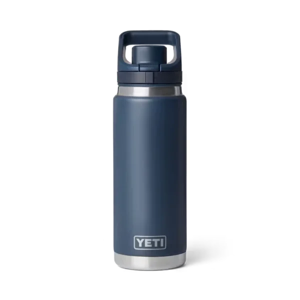 Yeti Rambler 26oz Water Bottle with Flip Chug Cap - Navy