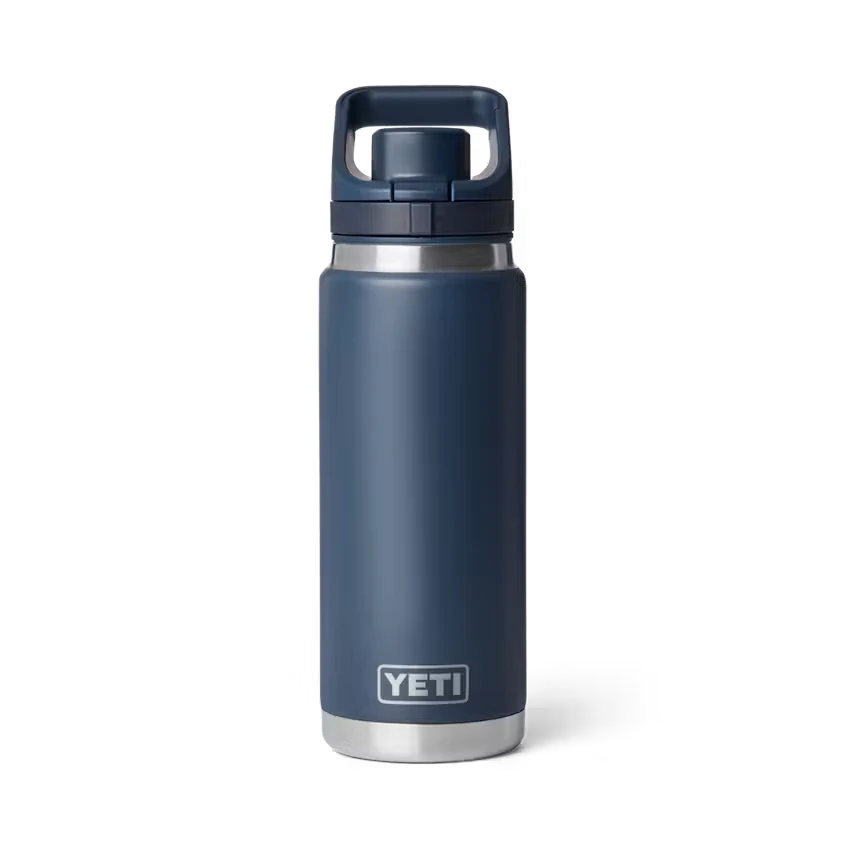 Yeti Rambler 26oz Water Bottle with Flip Chug Cap - Navy