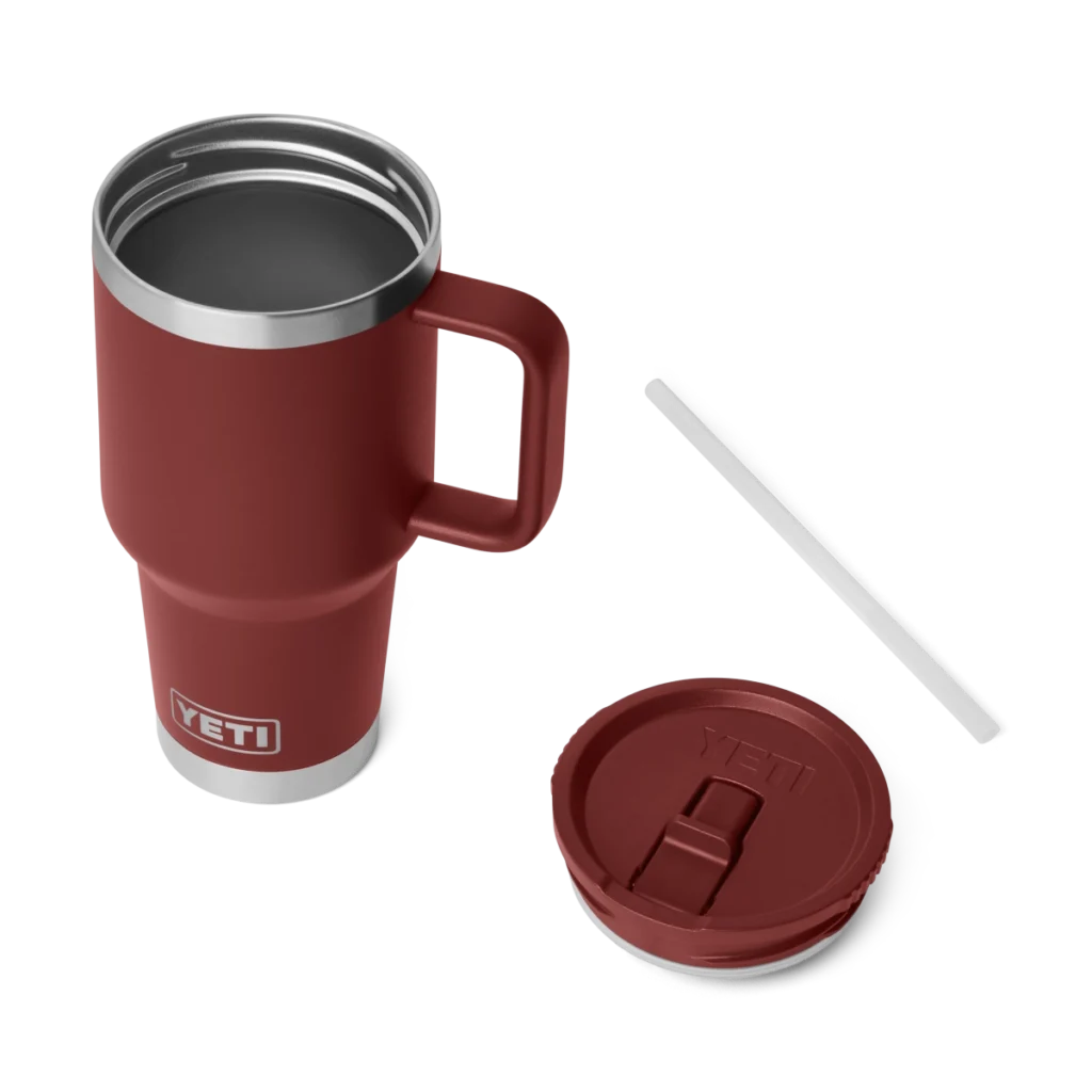 Yeti Rambler 30oz Travel Straw Mug - Stag Red3